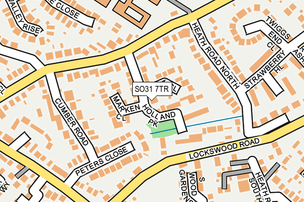 SO31 7TR map - OS OpenMap – Local (Ordnance Survey)