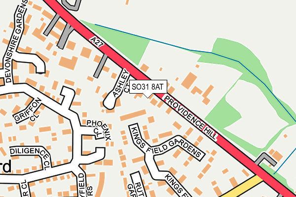 SO31 8AT map - OS OpenMap – Local (Ordnance Survey)