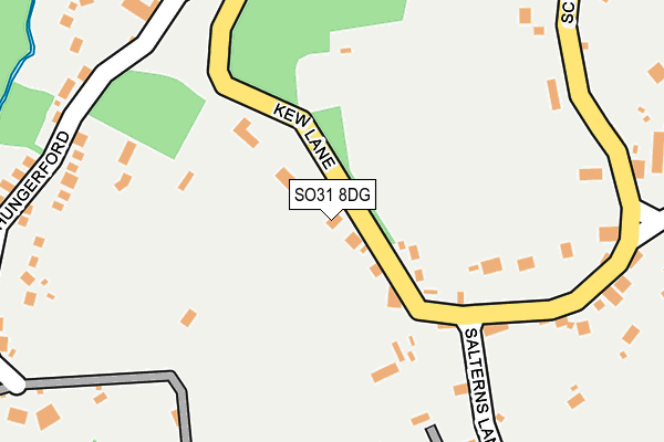 SO31 8DG map - OS OpenMap – Local (Ordnance Survey)