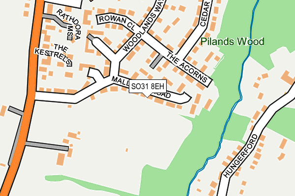 SO31 8EH map - OS OpenMap – Local (Ordnance Survey)