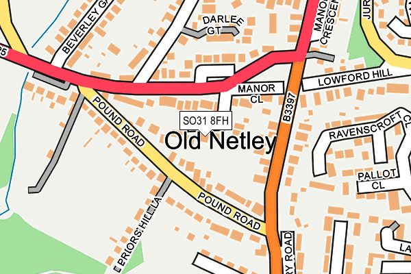 SO31 8FH map - OS OpenMap – Local (Ordnance Survey)