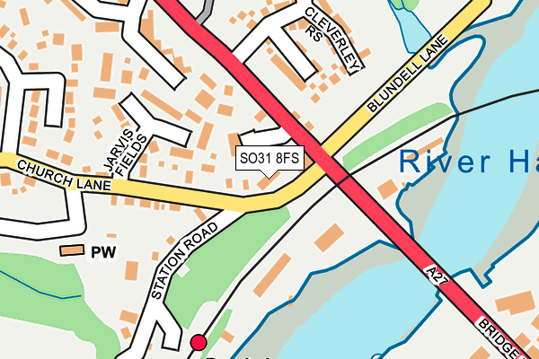 SO31 8FS map - OS OpenMap – Local (Ordnance Survey)