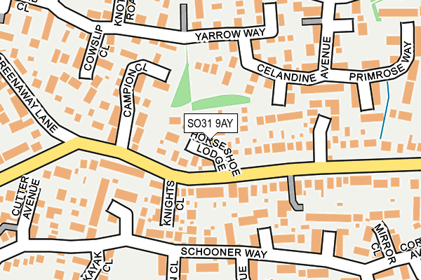 SO31 9AY map - OS OpenMap – Local (Ordnance Survey)