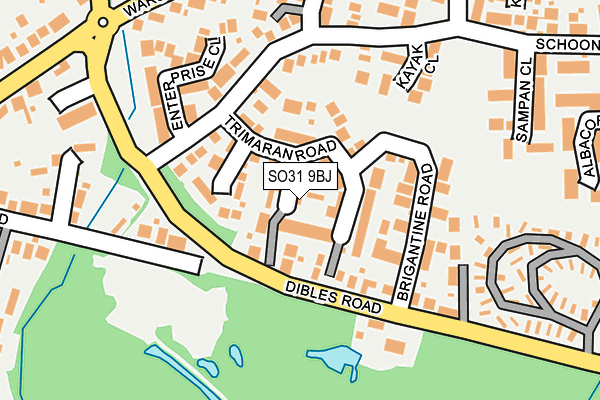 SO31 9BJ map - OS OpenMap – Local (Ordnance Survey)