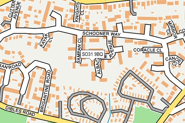 SO31 9BQ map - OS OpenMap – Local (Ordnance Survey)