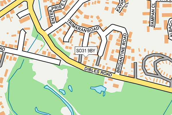 SO31 9BY map - OS OpenMap – Local (Ordnance Survey)