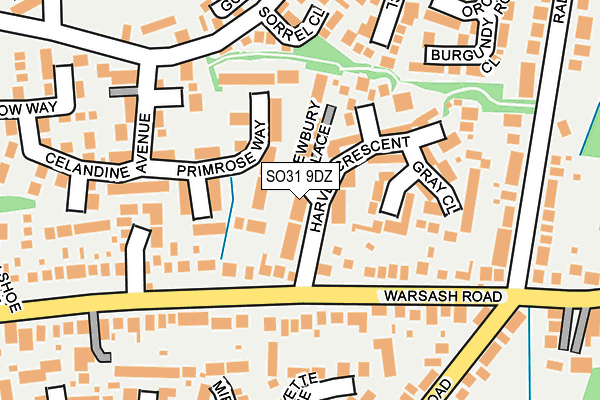 SO31 9DZ map - OS OpenMap – Local (Ordnance Survey)