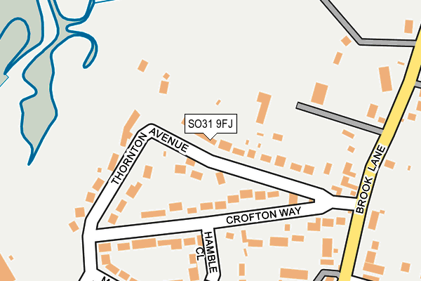 SO31 9FJ map - OS OpenMap – Local (Ordnance Survey)