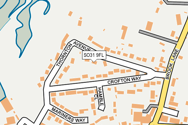 SO31 9FL map - OS OpenMap – Local (Ordnance Survey)