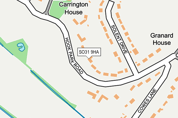 SO31 9HA map - OS OpenMap – Local (Ordnance Survey)