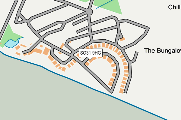 SO31 9HG map - OS OpenMap – Local (Ordnance Survey)