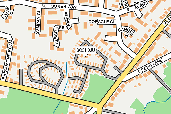 SO31 9JU map - OS OpenMap – Local (Ordnance Survey)