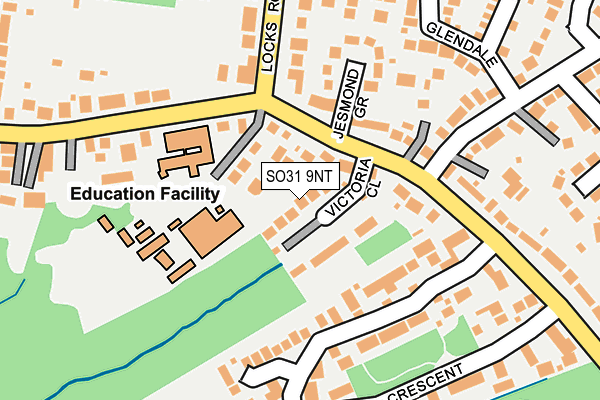 SO31 9NT map - OS OpenMap – Local (Ordnance Survey)