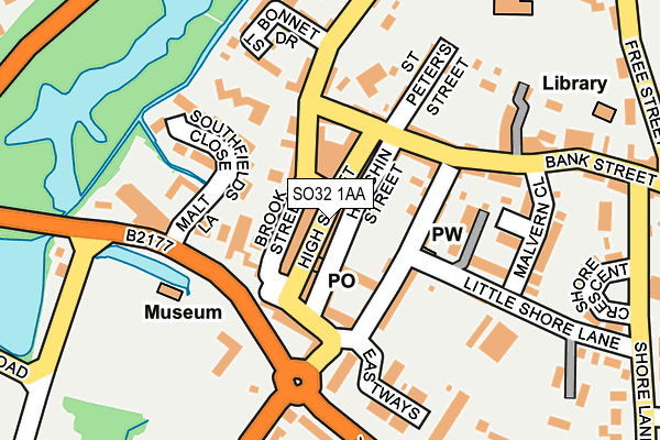 Map of JOSIE'S CHANDLER'S FORD LIMITED at local scale