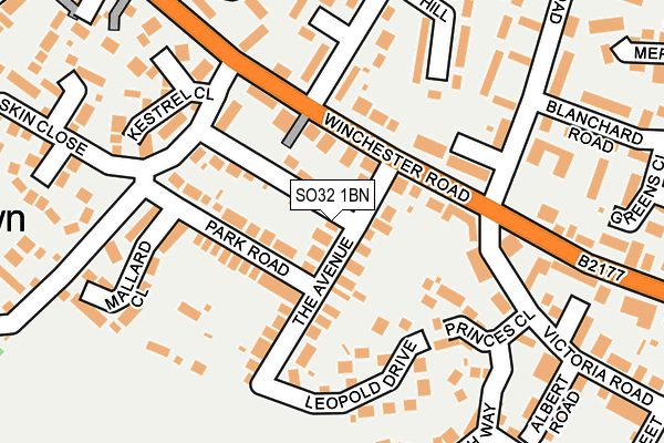 Map of XYBERSPACE LIMITED at local scale