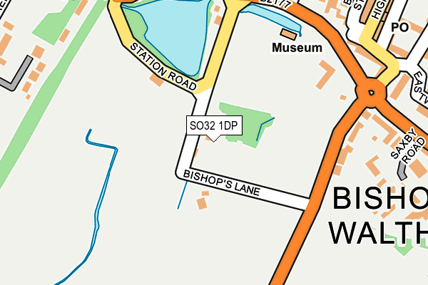 SO32 1DP map - OS OpenMap – Local (Ordnance Survey)