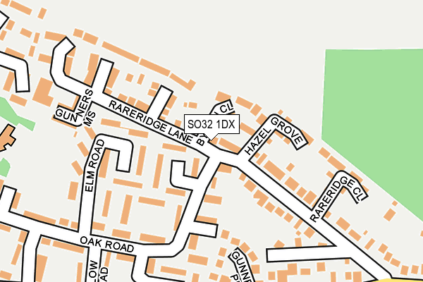 Map of RARERIDGE LIMITED at local scale