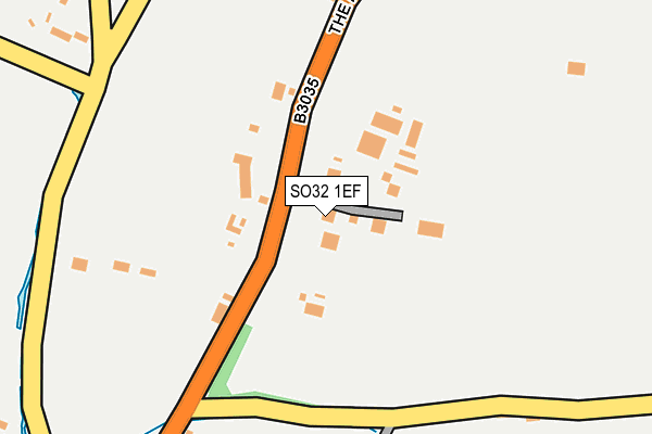 SO32 1EF map - OS OpenMap – Local (Ordnance Survey)