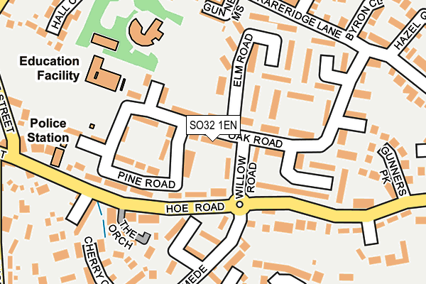 SO32 1EN map - OS OpenMap – Local (Ordnance Survey)
