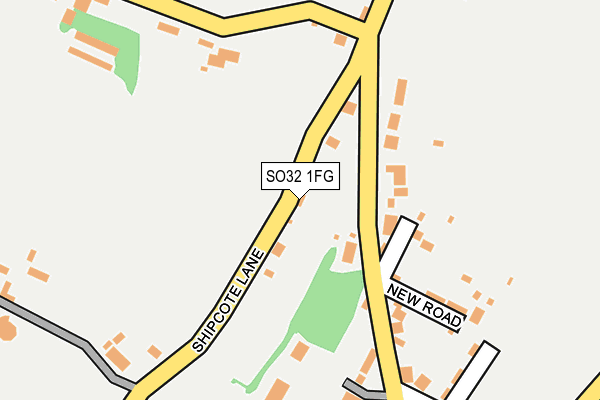 SO32 1FG map - OS OpenMap – Local (Ordnance Survey)