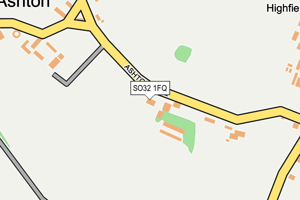 SO32 1FQ map - OS OpenMap – Local (Ordnance Survey)