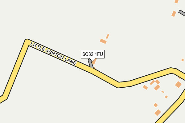 SO32 1FU map - OS OpenMap – Local (Ordnance Survey)