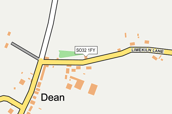 SO32 1FY map - OS OpenMap – Local (Ordnance Survey)