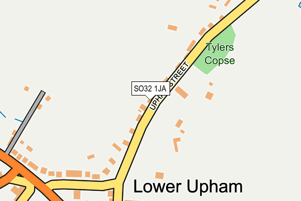 Map of THE LIMES (WINCHESTER) LIMITED at local scale