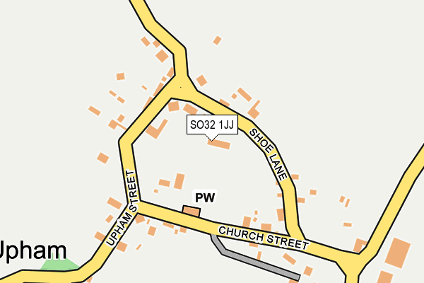 SO32 1JJ map - OS OpenMap – Local (Ordnance Survey)