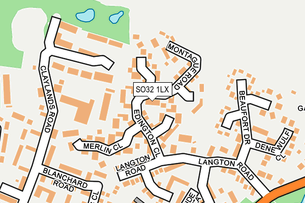 Map of MIKE HURST ZINE LTD at local scale