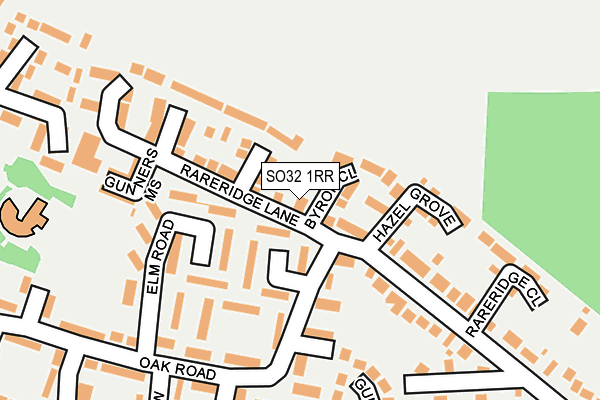 SO32 1RR map - OS OpenMap – Local (Ordnance Survey)