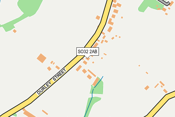 SO32 2AB map - OS OpenMap – Local (Ordnance Survey)