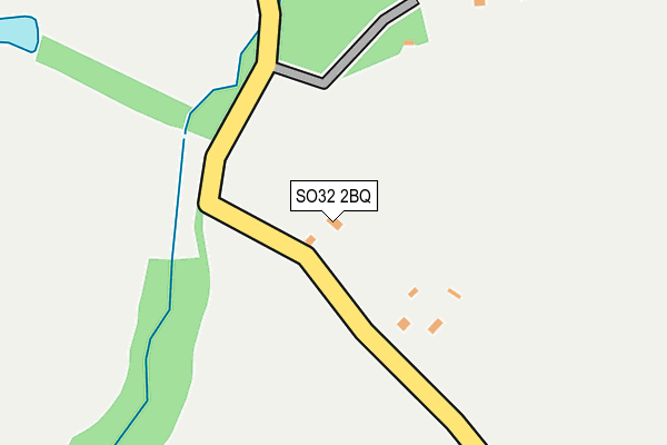 SO32 2BQ map - OS OpenMap – Local (Ordnance Survey)