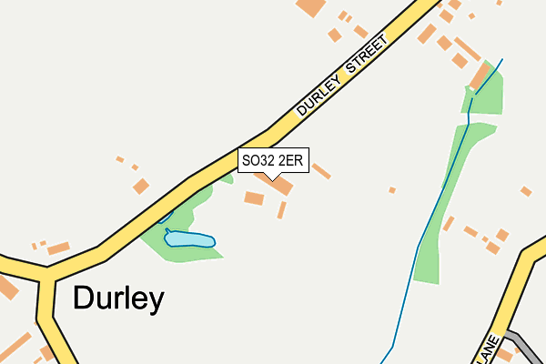 SO32 2ER map - OS OpenMap – Local (Ordnance Survey)