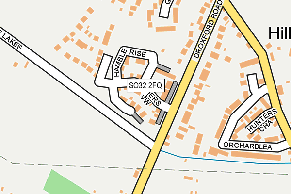 SO32 2FQ map - OS OpenMap – Local (Ordnance Survey)