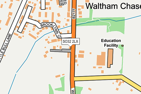Map of ROSEHILL GARAGE (WALTHAM CHASE) LIMITED at local scale