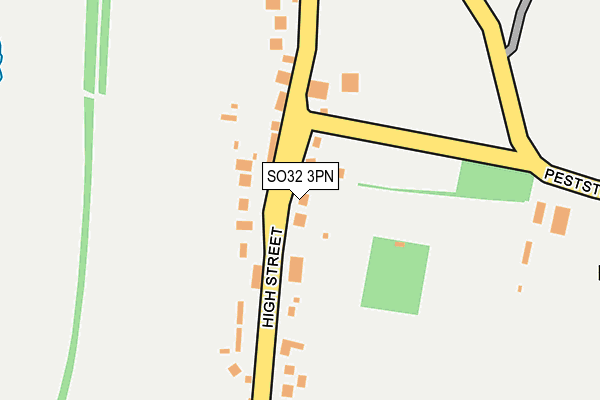 SO32 3PN map - OS OpenMap – Local (Ordnance Survey)