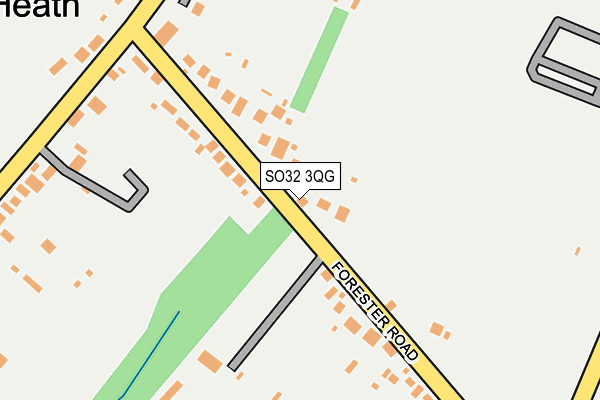 SO32 3QG map - OS OpenMap – Local (Ordnance Survey)