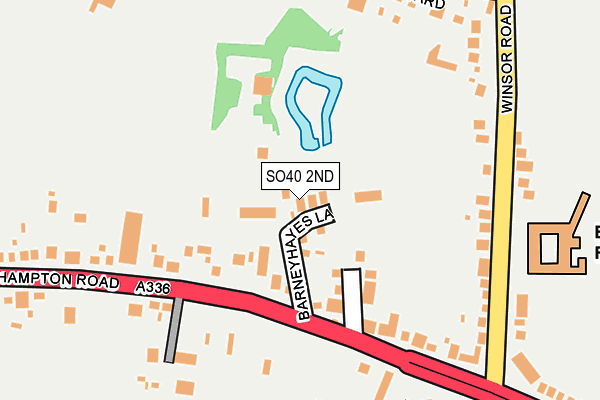 SO40 2ND map - OS OpenMap – Local (Ordnance Survey)