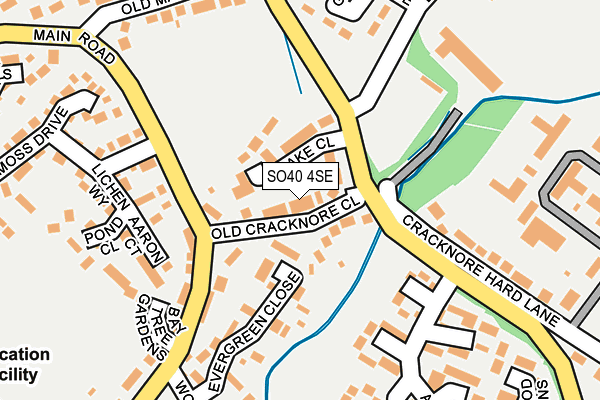 SO40 4SE map - OS OpenMap – Local (Ordnance Survey)