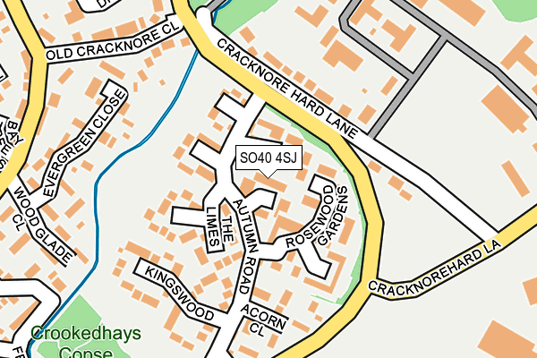 SO40 4SJ map - OS OpenMap – Local (Ordnance Survey)