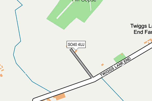 SO40 4UJ map - OS OpenMap – Local (Ordnance Survey)