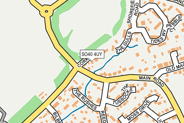 SO40 4UY map - OS OpenMap – Local (Ordnance Survey)