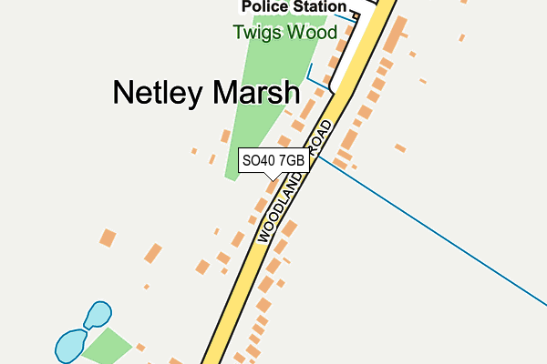 SO40 7GB map - OS OpenMap – Local (Ordnance Survey)