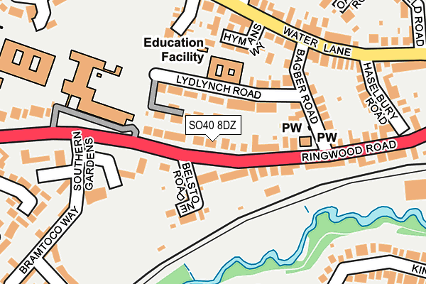 Map of BARRY HOLDSWORTH LIMITED at local scale