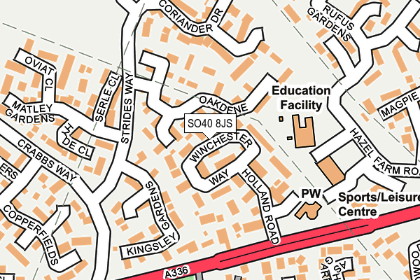 Map of BURGOYNE ESTATES LIMITED at local scale