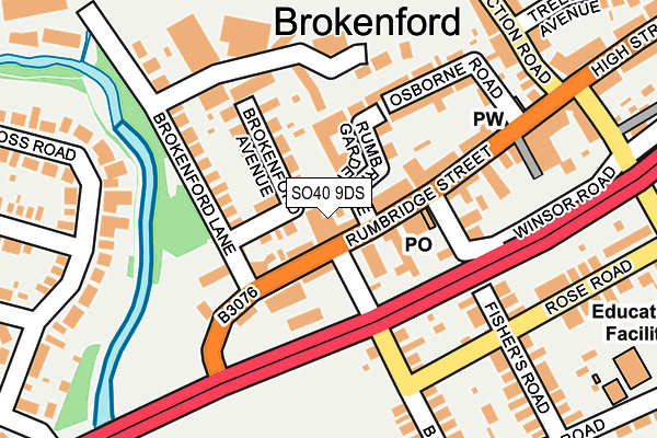 Map of BRAEMORE COURT WINCHESTER LIMITED at local scale