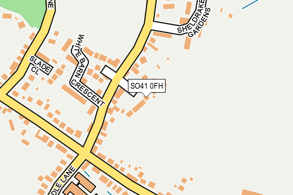 SO41 0FH map - OS OpenMap – Local (Ordnance Survey)