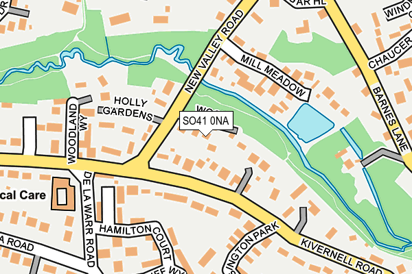 SO41 0NA map - OS OpenMap – Local (Ordnance Survey)