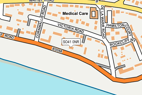 SO41 0NR map - OS OpenMap – Local (Ordnance Survey)